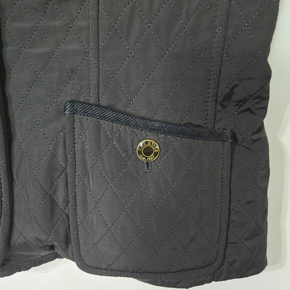 Talbots Quilted Vest Women Small Petite Corduroy Collar Button Up Layering - Picture 3 of 10